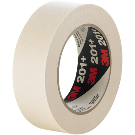 1 <span class='fraction'>1/2</span>" x 60 yds. (12 Pack) 3M General Use Masking Tape 201+